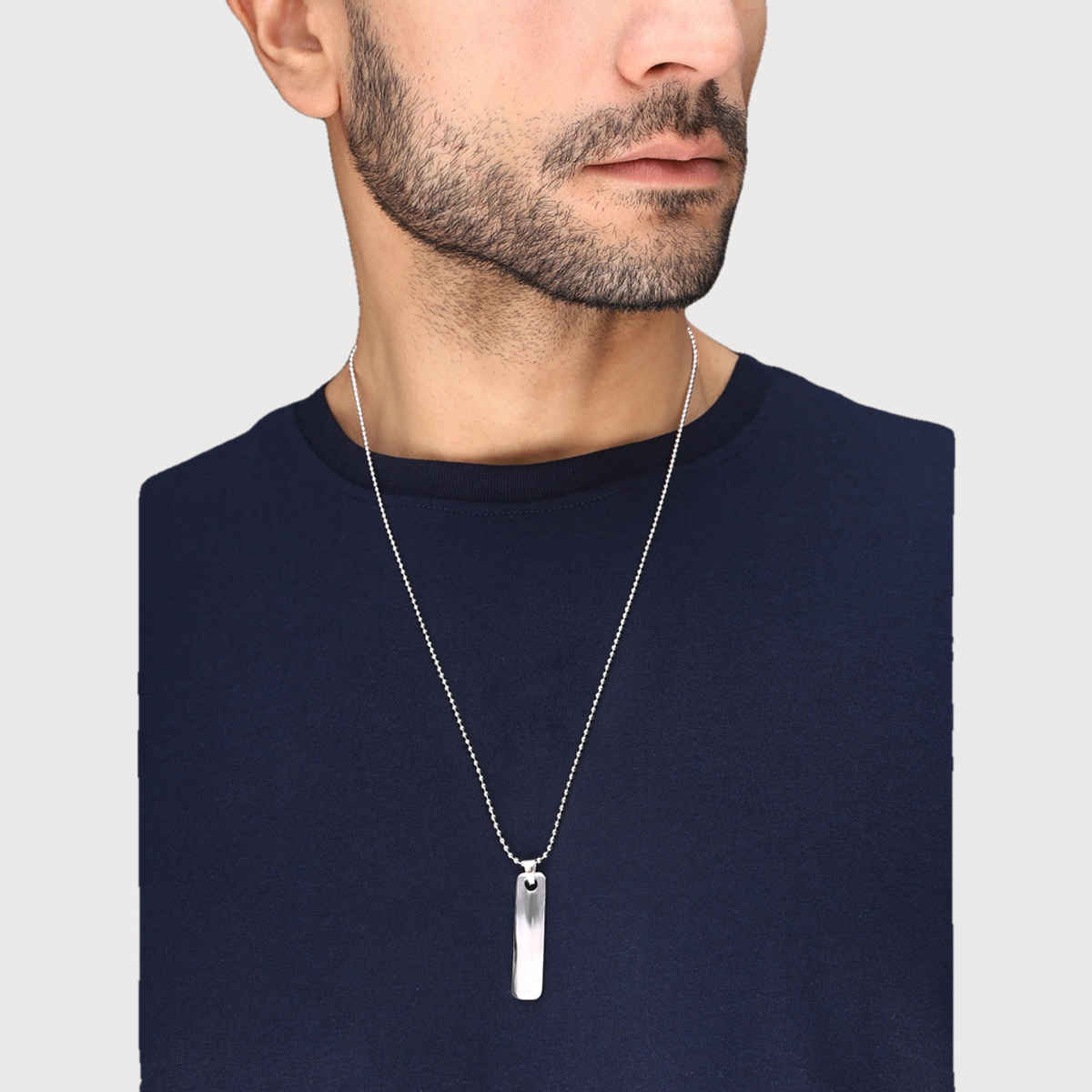 Priyaasi Men's Stainless Steel Pendant Chain (Bd-Ch-10094)
