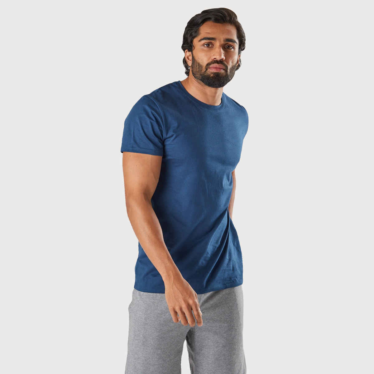 Decathlon Domyos Men's Fitness T-shirt | Blue | S