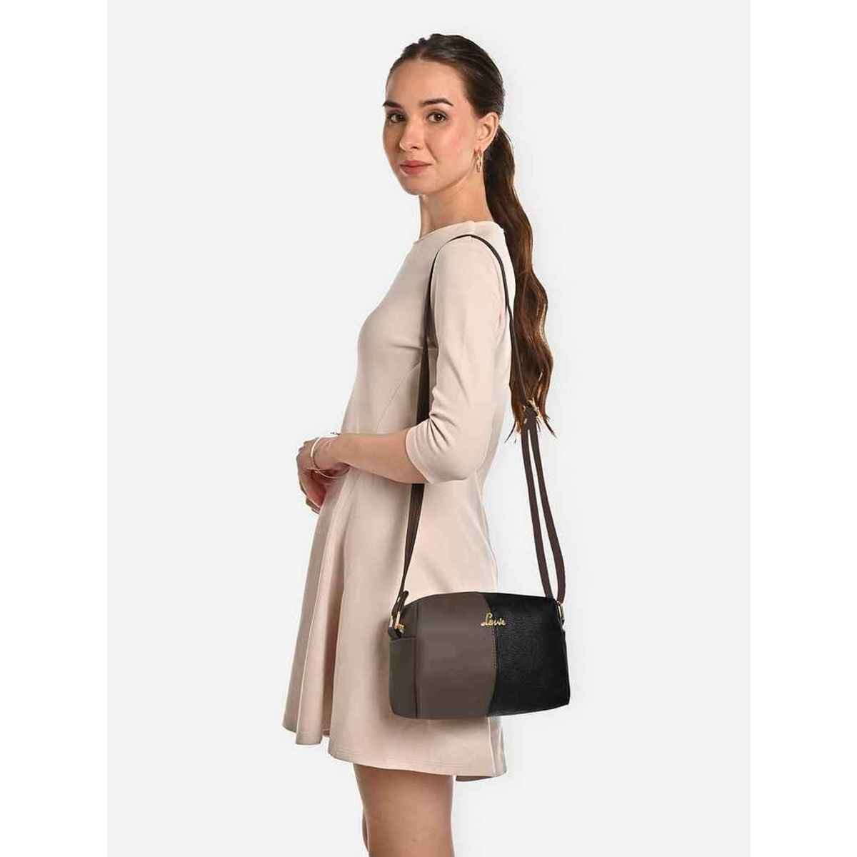Lavie Women's Tori Cross Body Sling Bag | Ladies Purse Handbag | Black