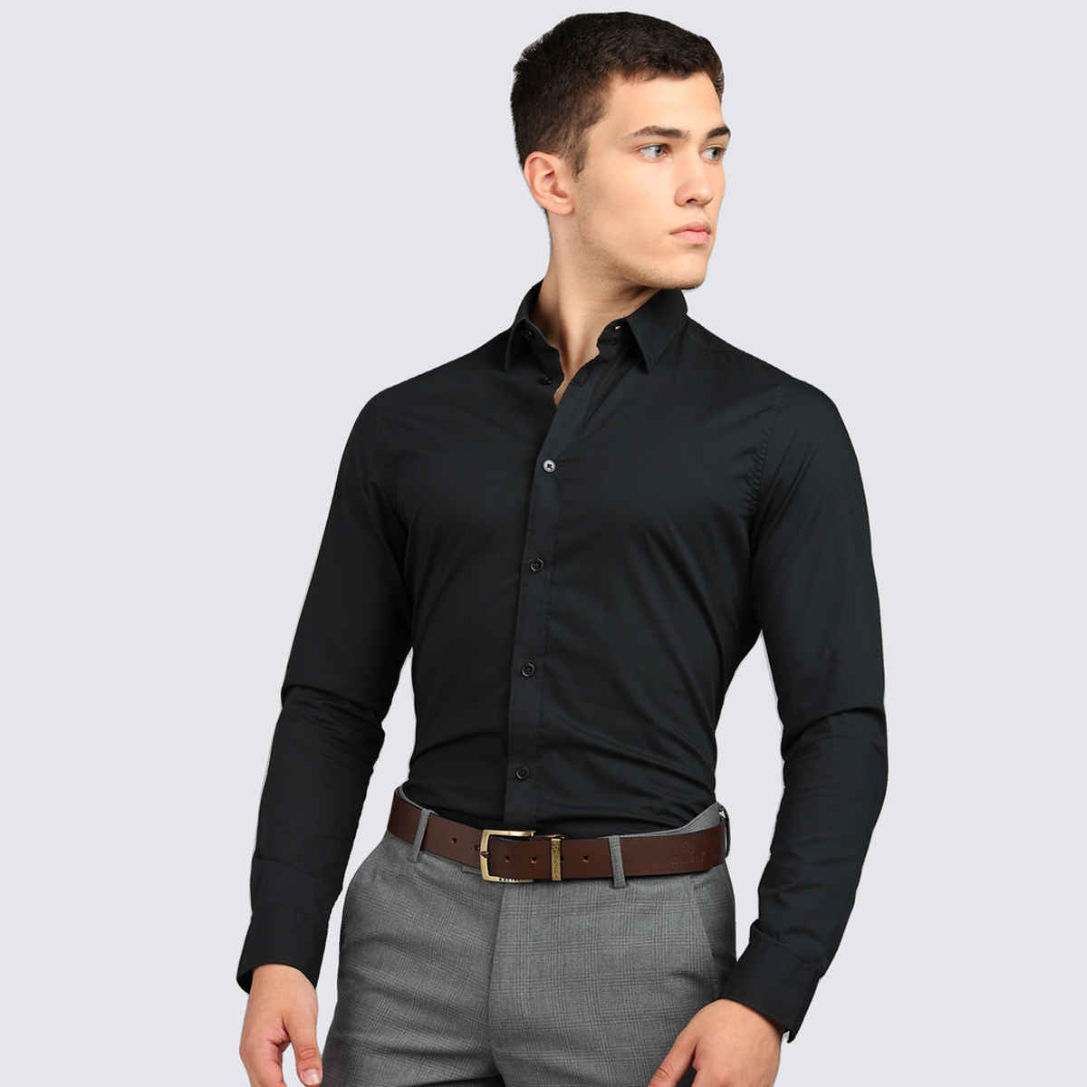 Kaezri Genuine Leather Brown Belt for Men | Mono - 42