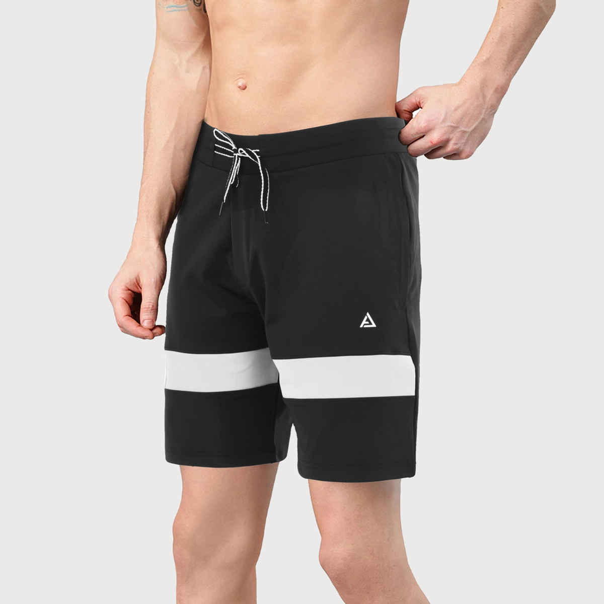 Avolt Men's Regular Fit Shorts Super Comfortable Half Pants AV302 Black | 2XL
