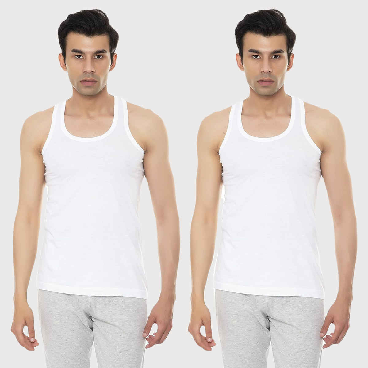 Amul Comfy Men's Vest | White - 100