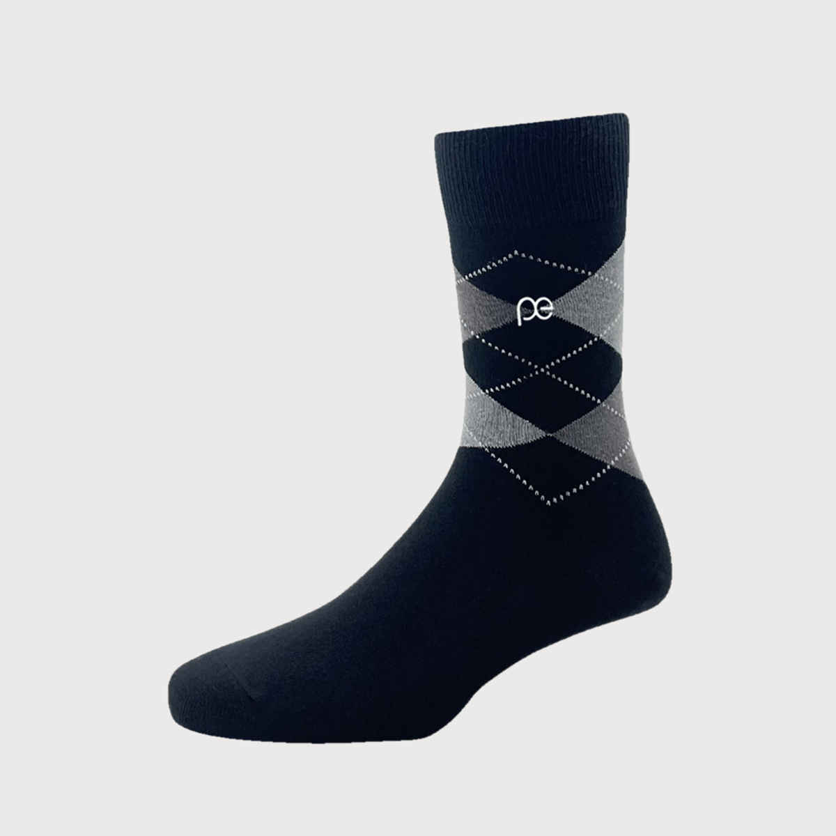 Peter England Men's Patterned Cotton Socks | Assorted - Free Size