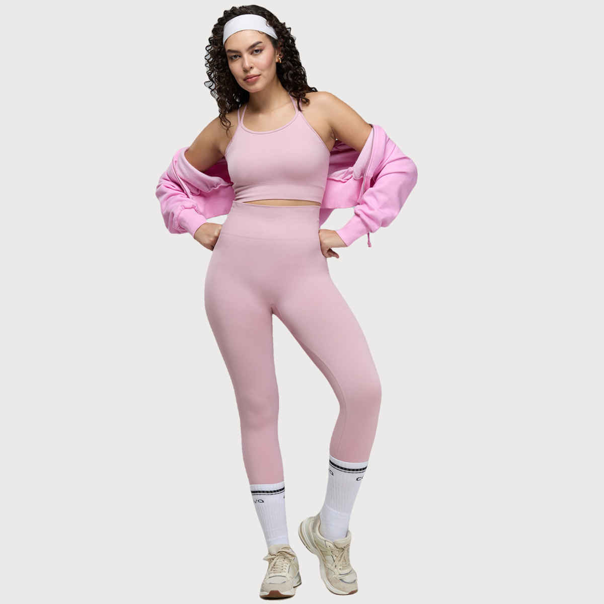 Cava Women's Leggings Sky-Rise | Pink - S