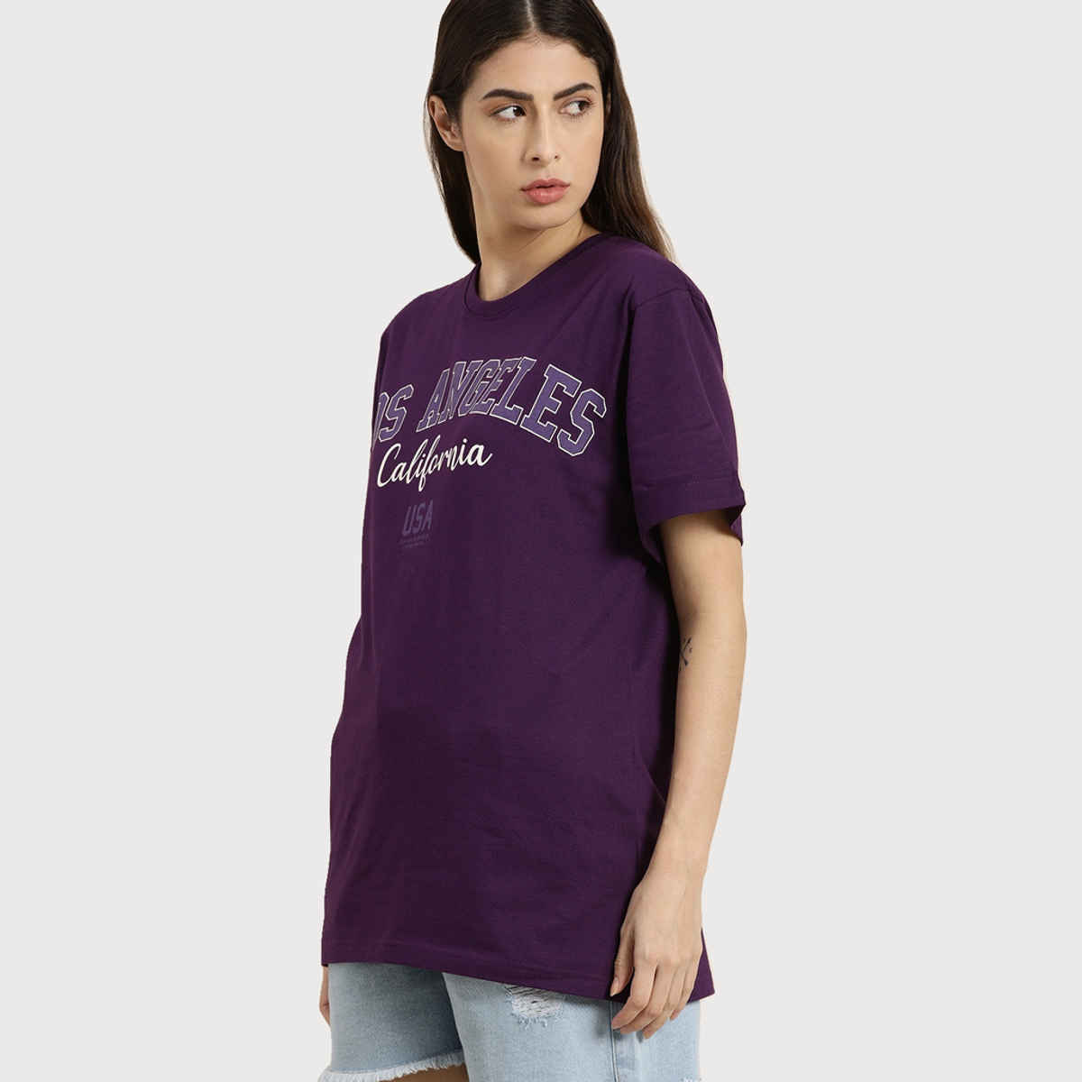 Dillinger Women's T-shirt | LNDMK216GRL | Purple - XS