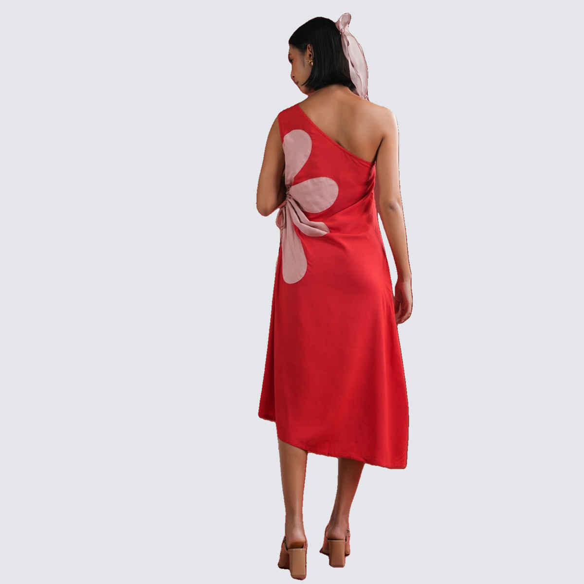 Sanskruti Homes Women Dress - Red | Floral Printed | XXL