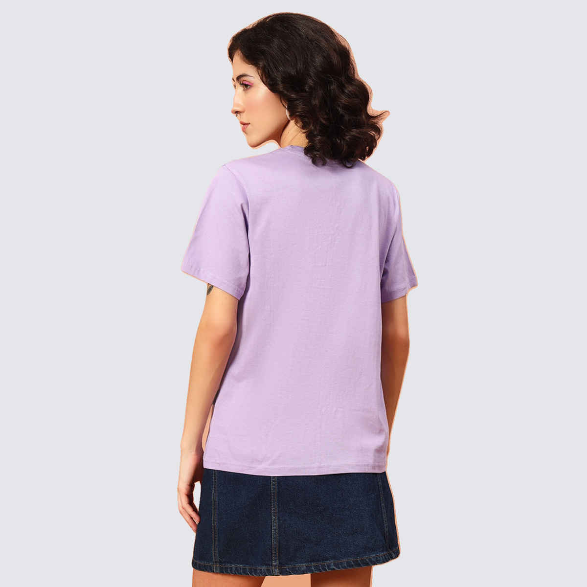 The Dry State Women's Sunlit Allium T-shirts Lavender WTSH | 1748A | M