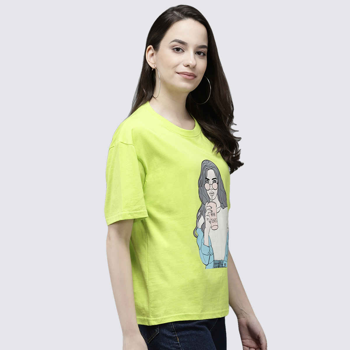 The Dry State Women's T-Shirt | WTSH 942A 1399 | Light Green - XL