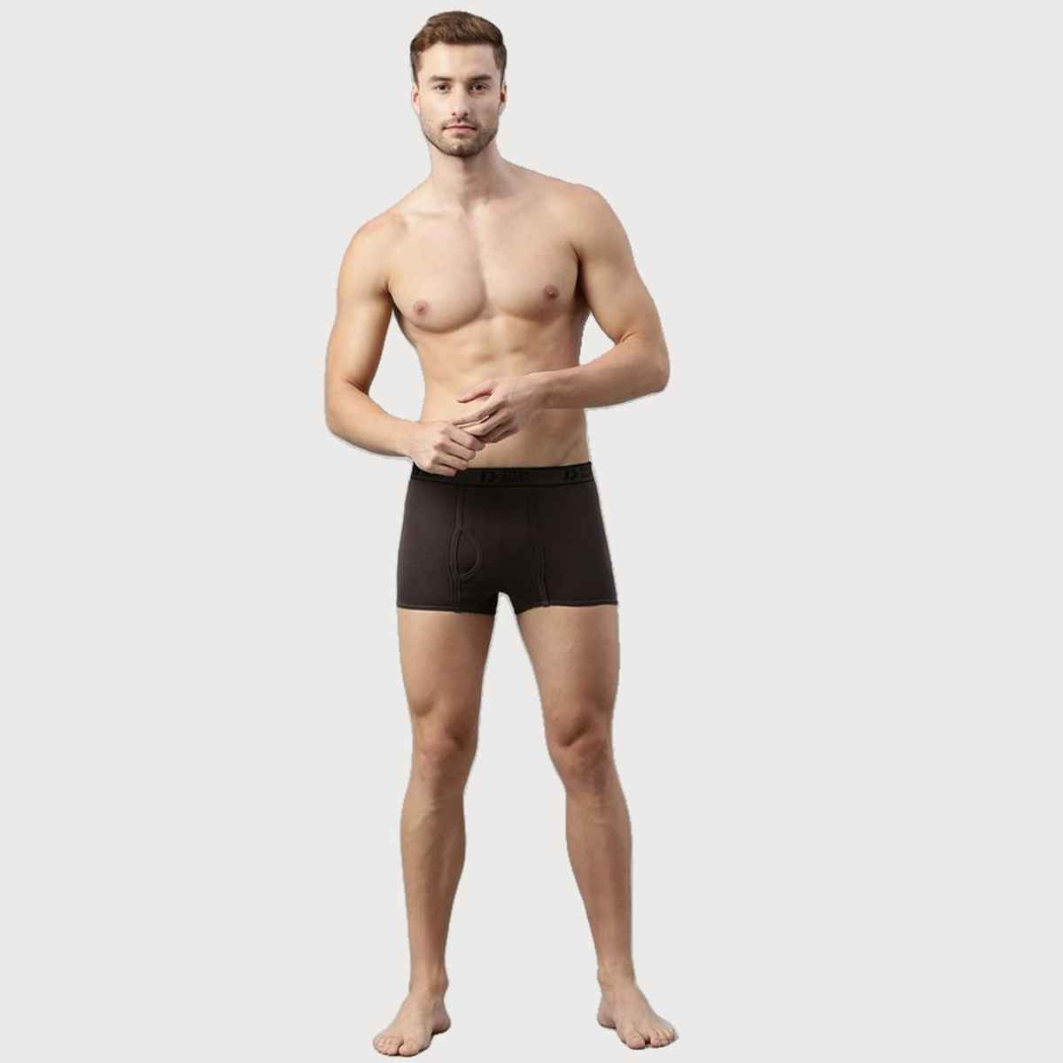 Dixcy Scott Originals Men'S Trunk Snug Fit Solid Innerwear (Multicolor-Pack Of 3)