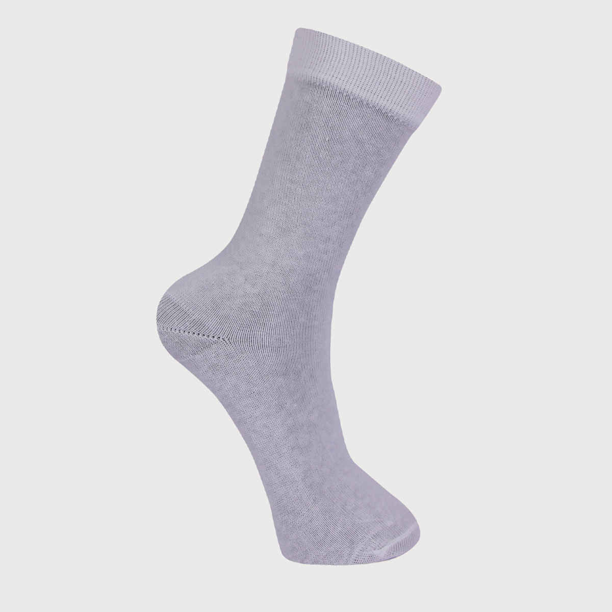 Englo Men's Solid Cotton Men's Socks | White - Free Size