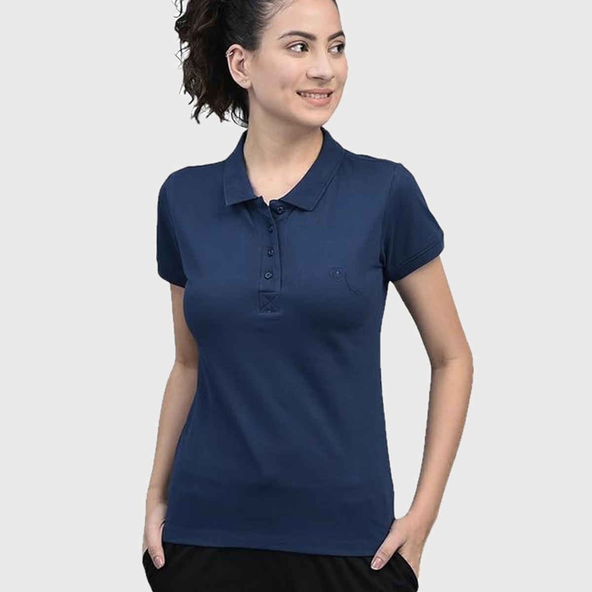 Dollar Women Polo T-shirt - True Blue | Athleisure | S