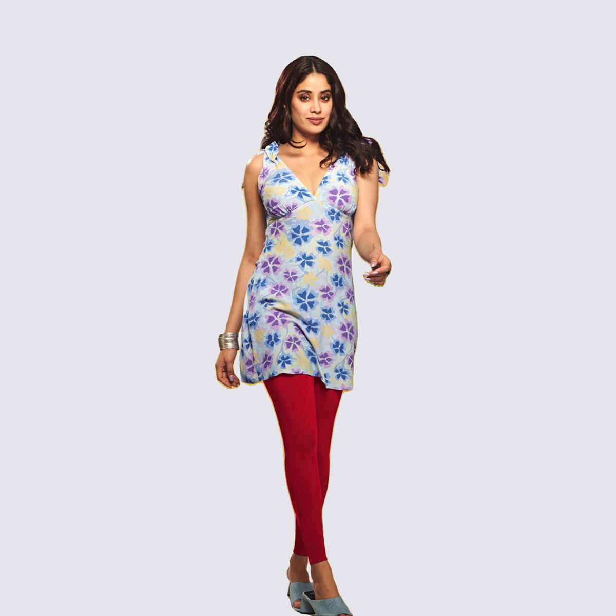 Lyra Women's Leggings Ankle Length | Cotton and Lycra - Free Size