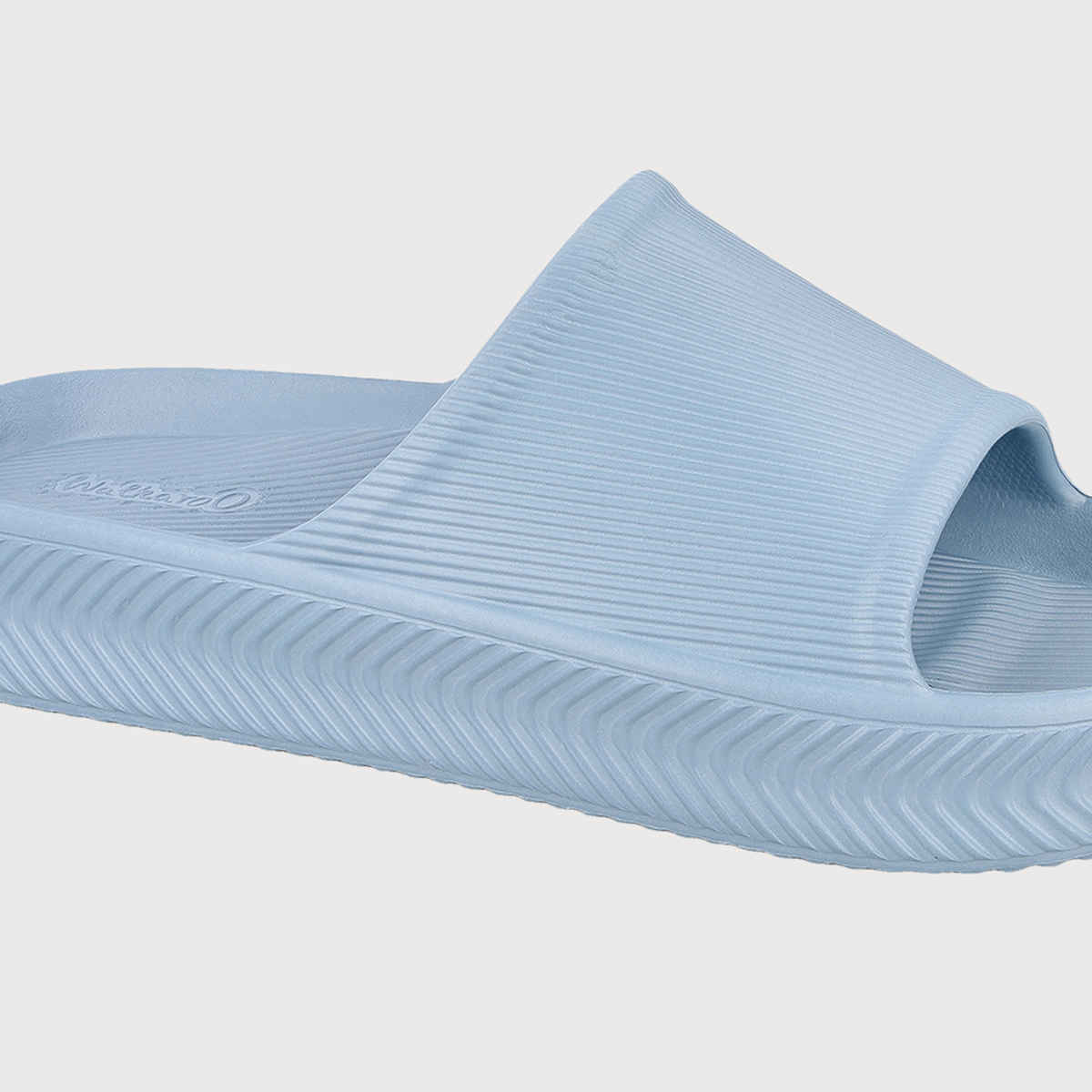 Walkaroo Men's Flip-Flop Sliders - WC8737 Aqua Blue UK10