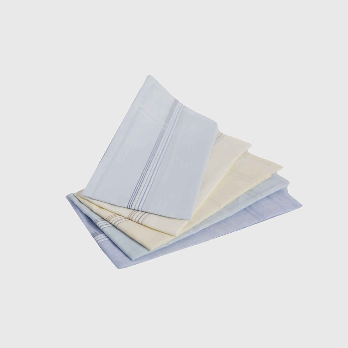 Aravi Men's Solid Cotton Handkerchief | Multicolour - One Size