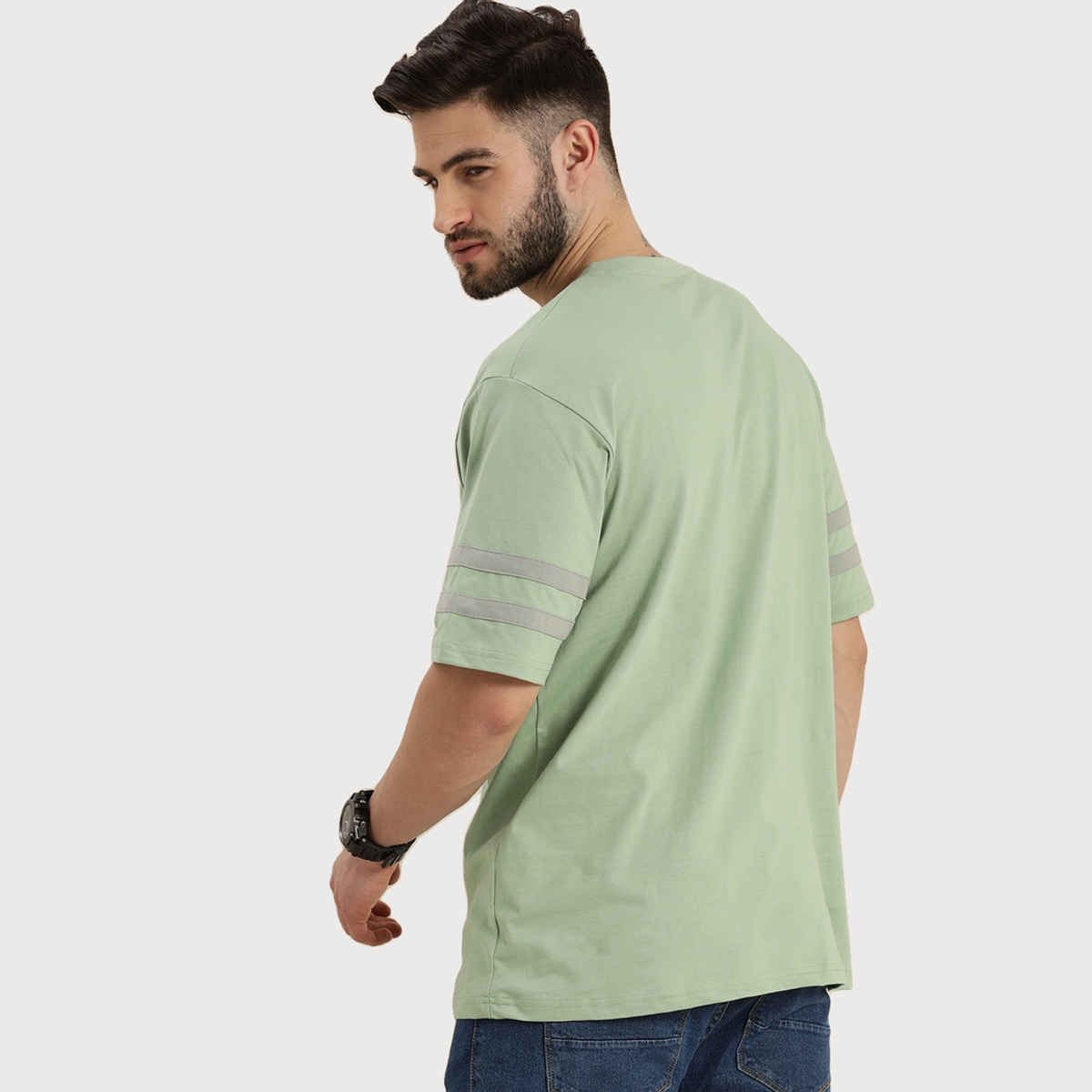Difference of Opinion Men T-shirt - Pista Green | Classic Fit | S