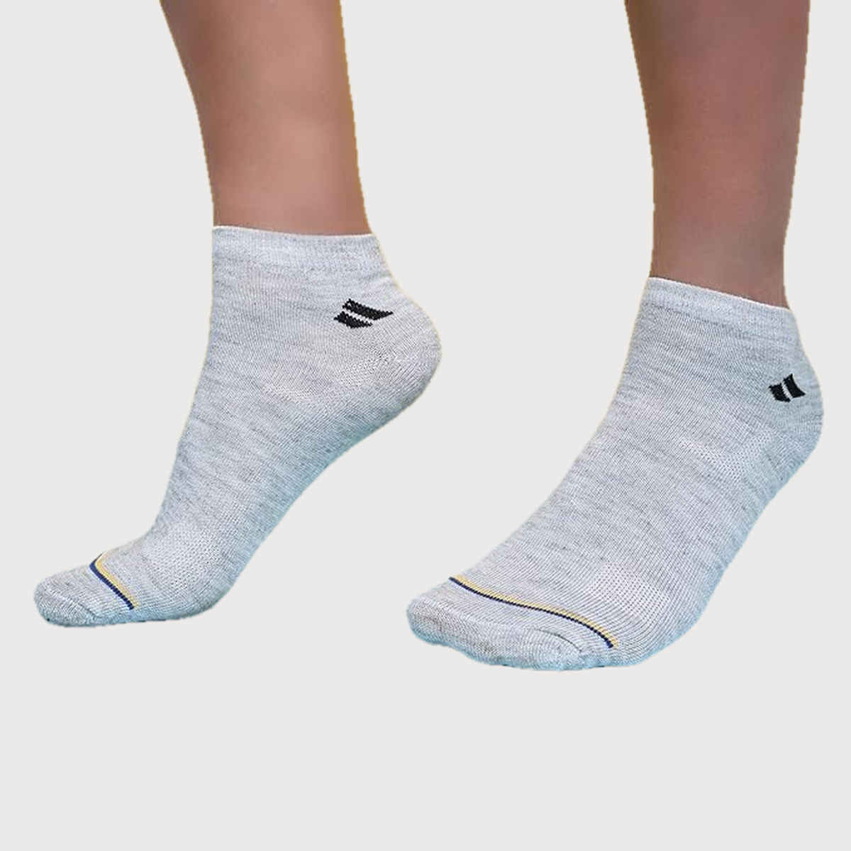 Sjeware Unisex Solid Cotton, Elastane, and Polyester Ankle Socks | Assorted - One Size