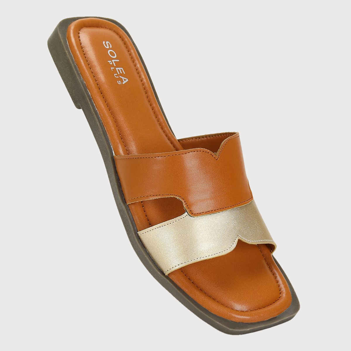 Paragon Rk6023L Stylish Lightweight Comfortable Casual Sandals For Women Brown - 4