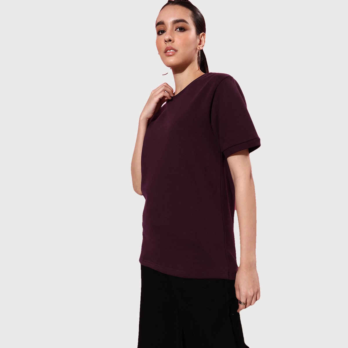 Dillinger Women's Sweatshirt | Dlwmnswt062 | Wine - XS