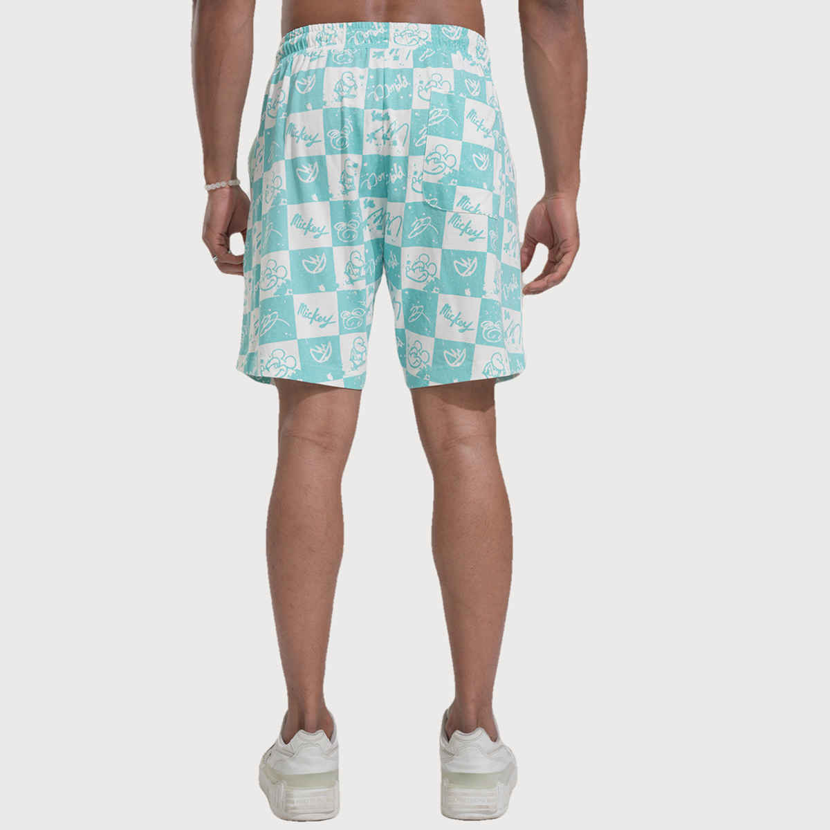 HIGHLANDER Men's Disney Mickey Mouse Regular Knitted Short | Blue - 34