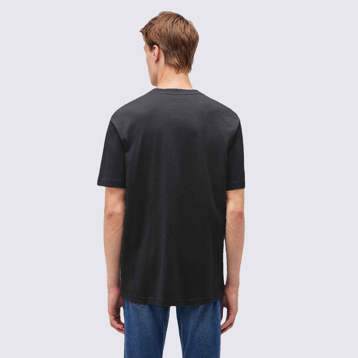 De Tees Men's Half Sleeve T-shirt | MHS-BREATH | Charcoal Grey - XL