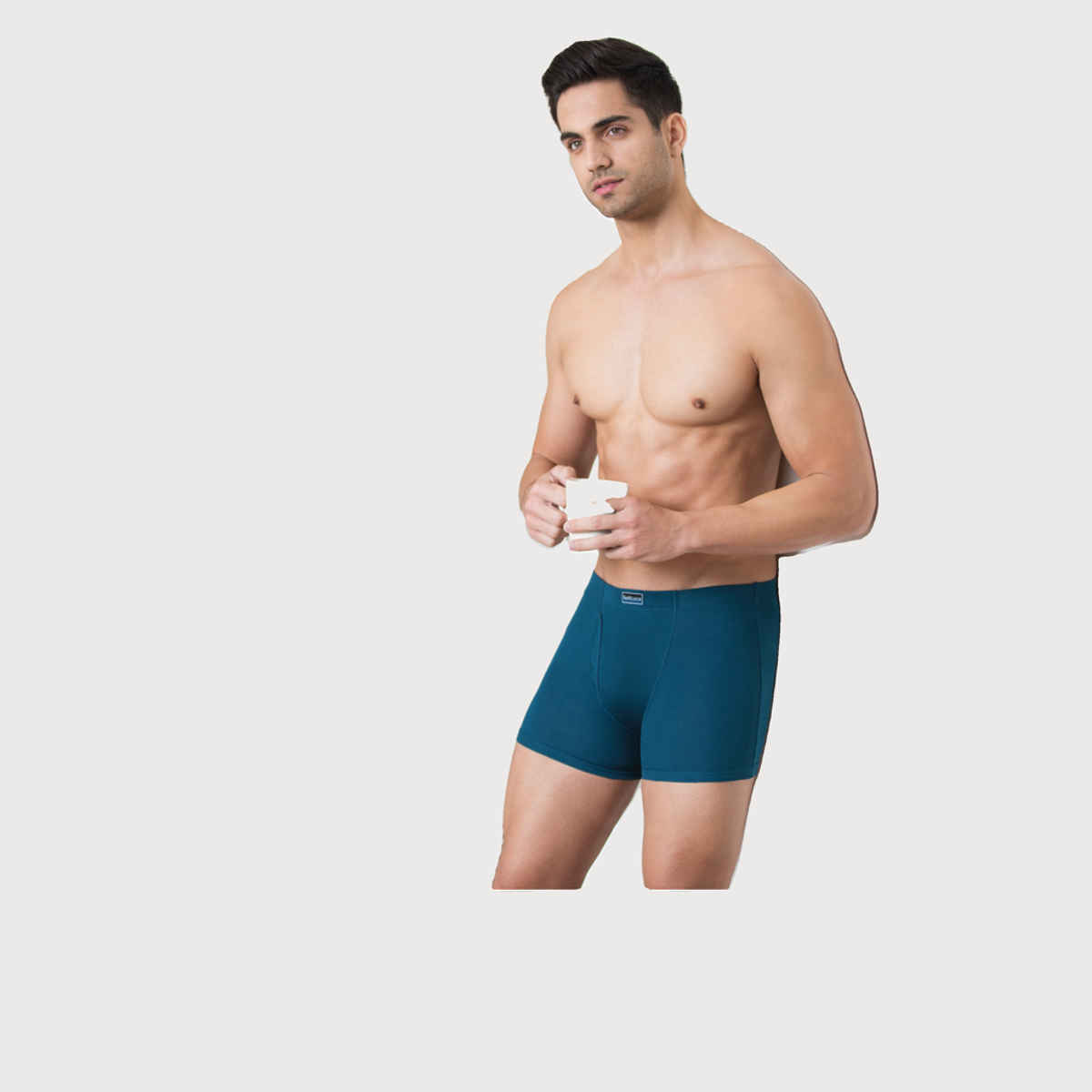 Van Heusen Men Pack Of 2 Anti Bacterial & Colour Fresh Boxer Briefs |Pure Black,Grey Mel-M