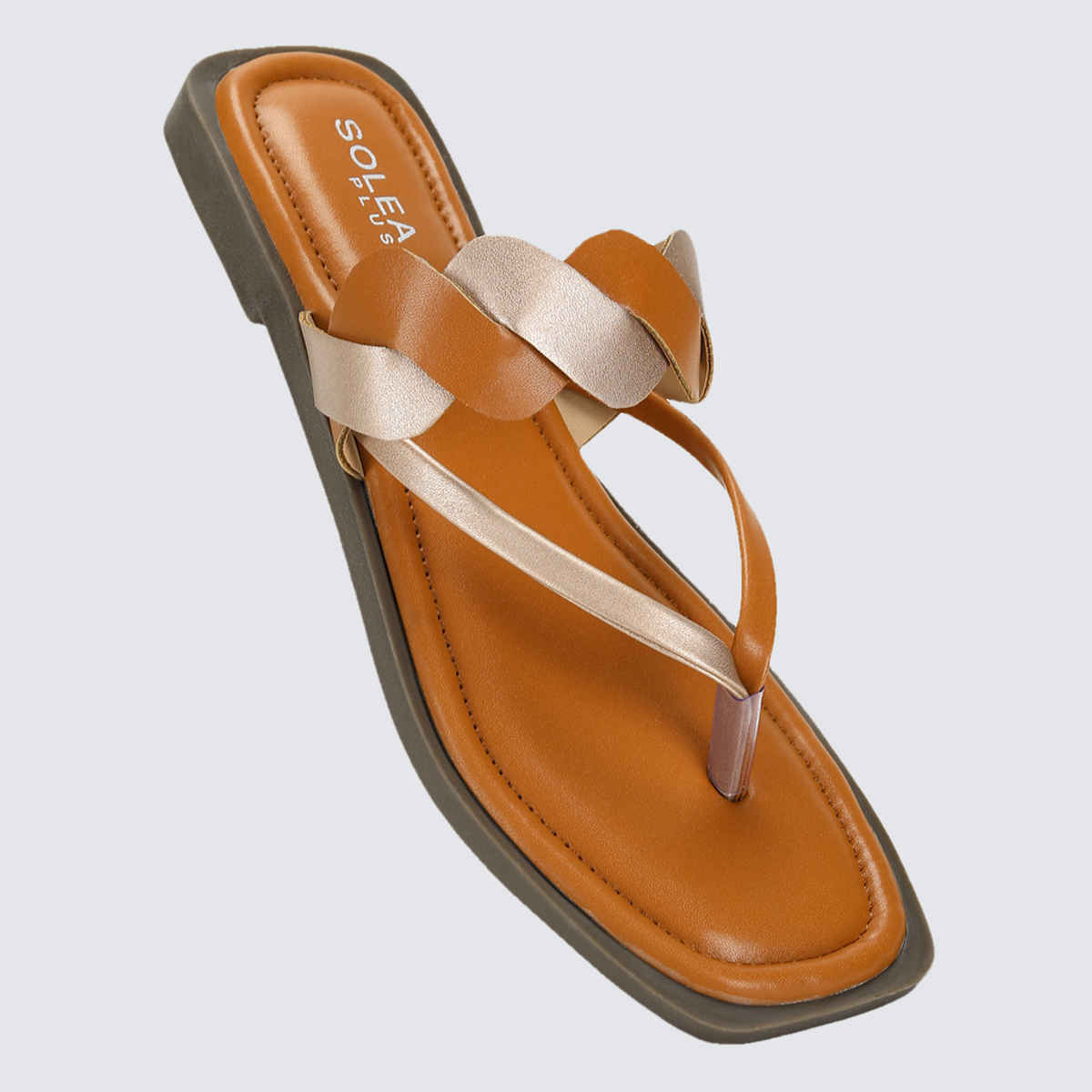 Paragon Women's Casual Sandals With Anti-Skid Sole & Sturdy Construction Brown - 4