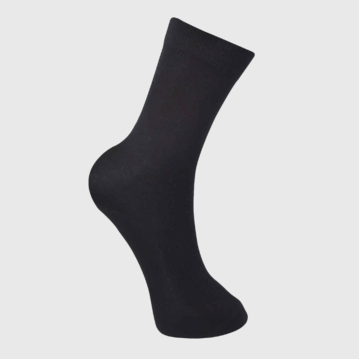 Englo Unisex Solid Cotton School Socks | Black | 12 - 14 years