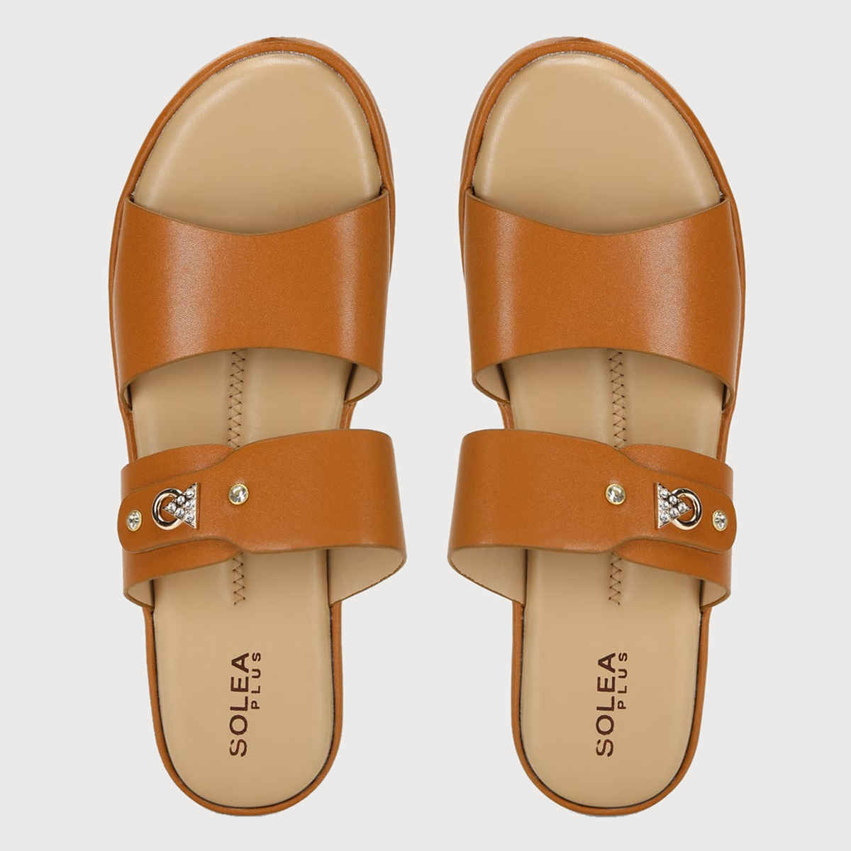 Paragon Women Stylish Lightweight Comfortable Flats Tan - 4