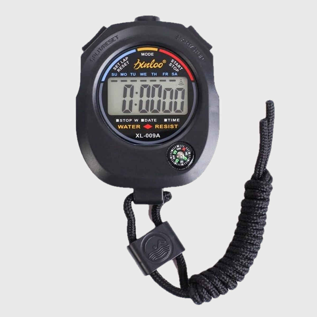 Vector X Unisex Plastic Chrono Watch | Black