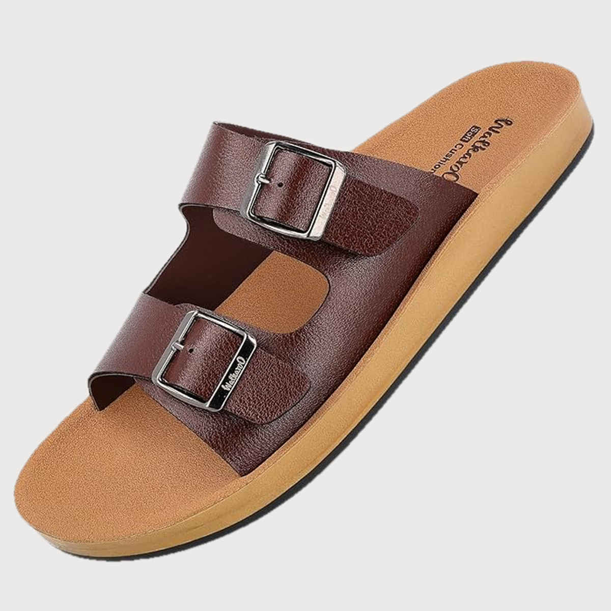 Walkaroo Men's Daily Wear Sandals - WE1333 Brown UK10