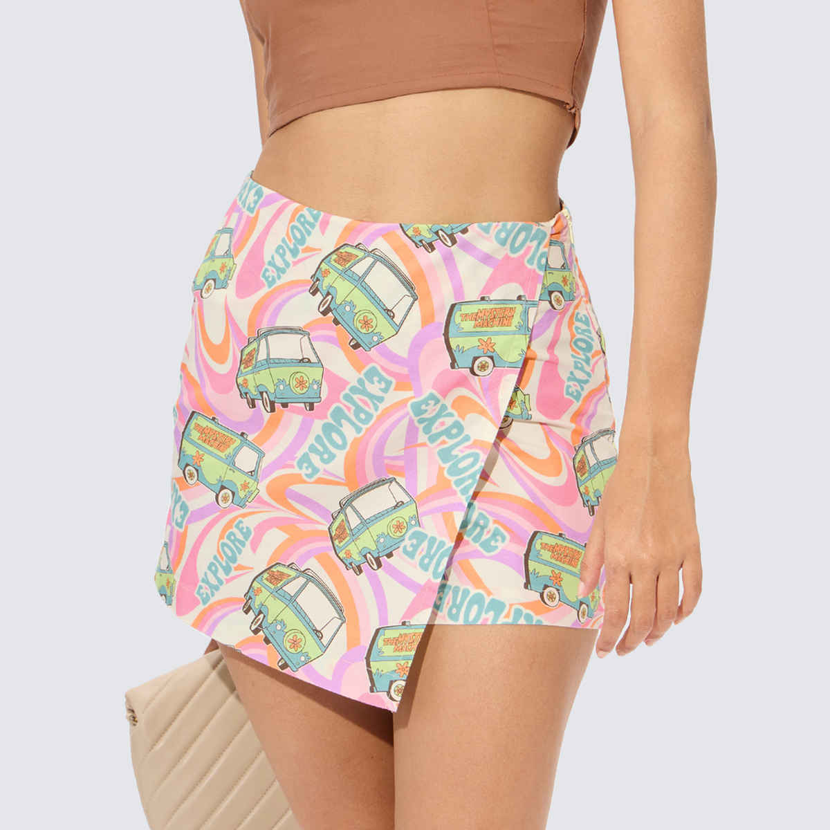 The Souled Store Women's Scooby Doo Explore Shorts | Off White - L