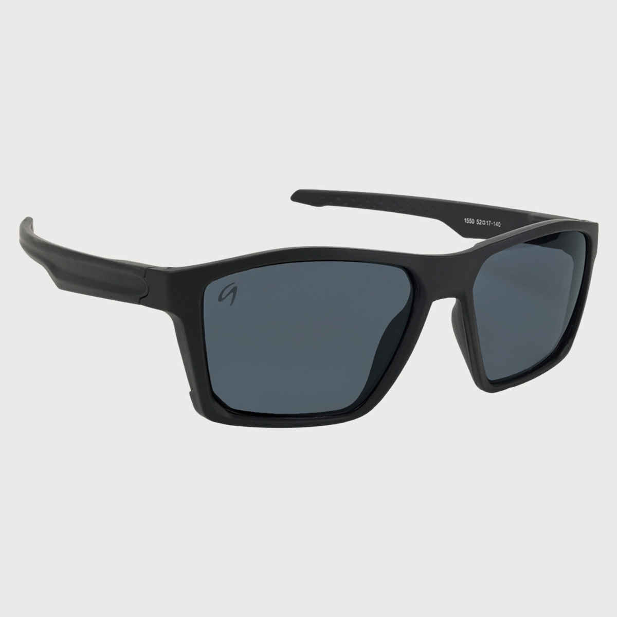 AISLIN Unisex Wrap-around Sunglasses | Black - Large