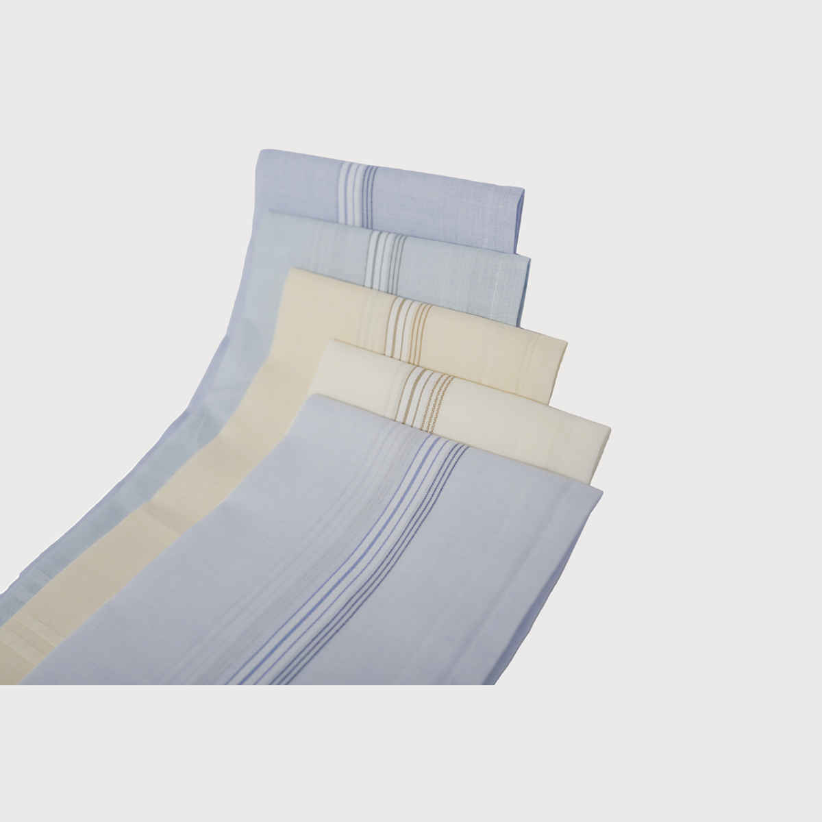Aravi Men's Solid Cotton Handkerchief | Multicolour - One Size