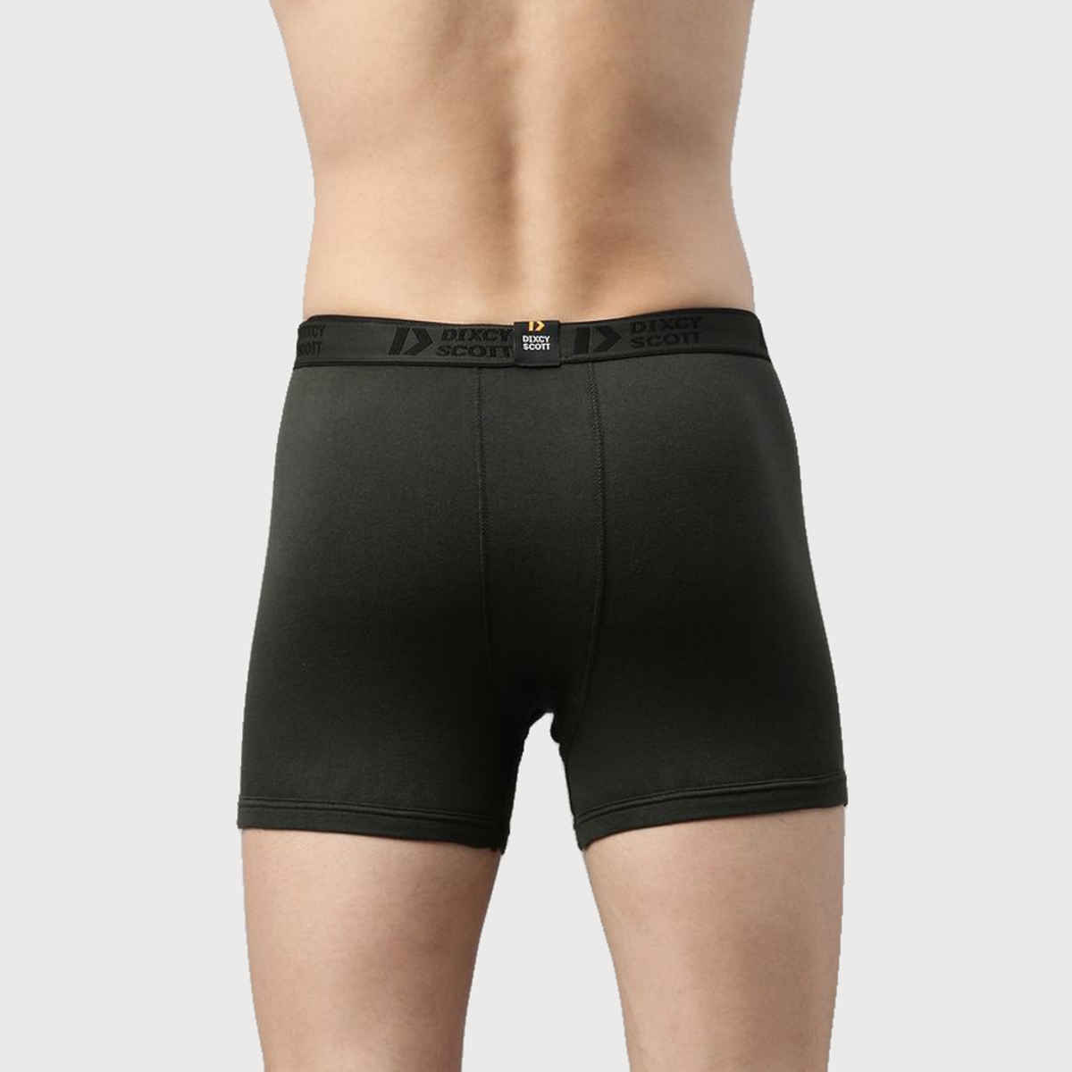 Dixcy Scott Originals Men'S Trunk Modern Fit Solid Innerwear (Multicolor-Pack Of 3)