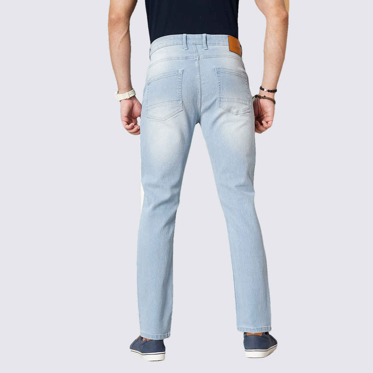 The Indian Garage Co Slim Fit Casual Jeans | Blue - 36
