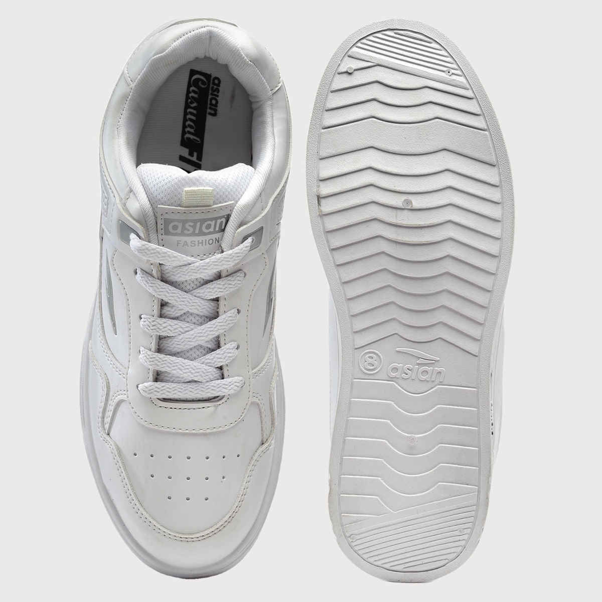 Asian Boston-01 Men Sneakers White (Size-10)