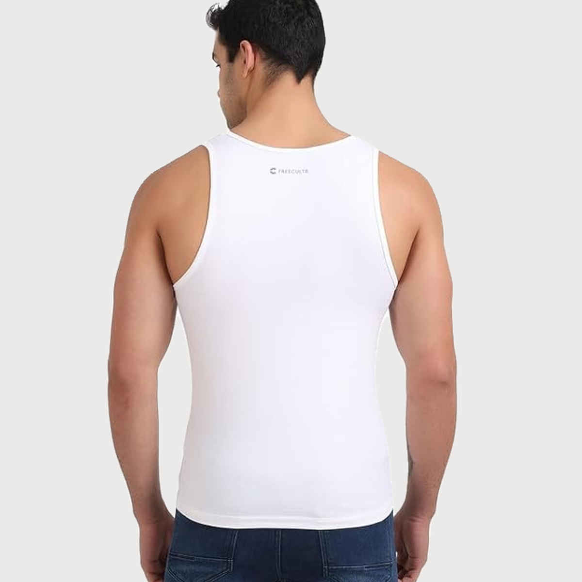 Freecultr Regular Fit Organic Cotton Vest for Men - Pack of 2-XL