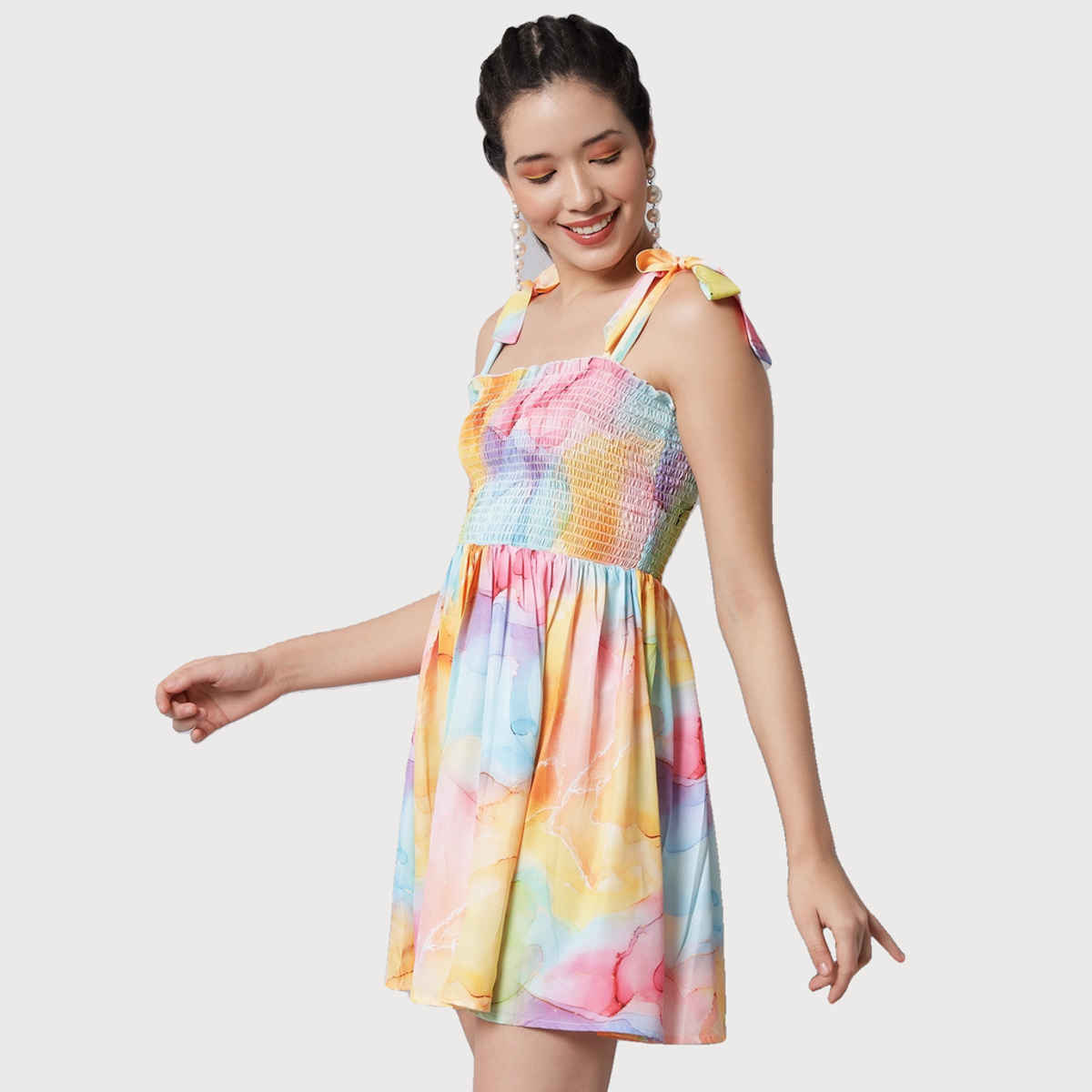 The Dry State Women's Multicolor Dresses WDRE | 1010F | XL