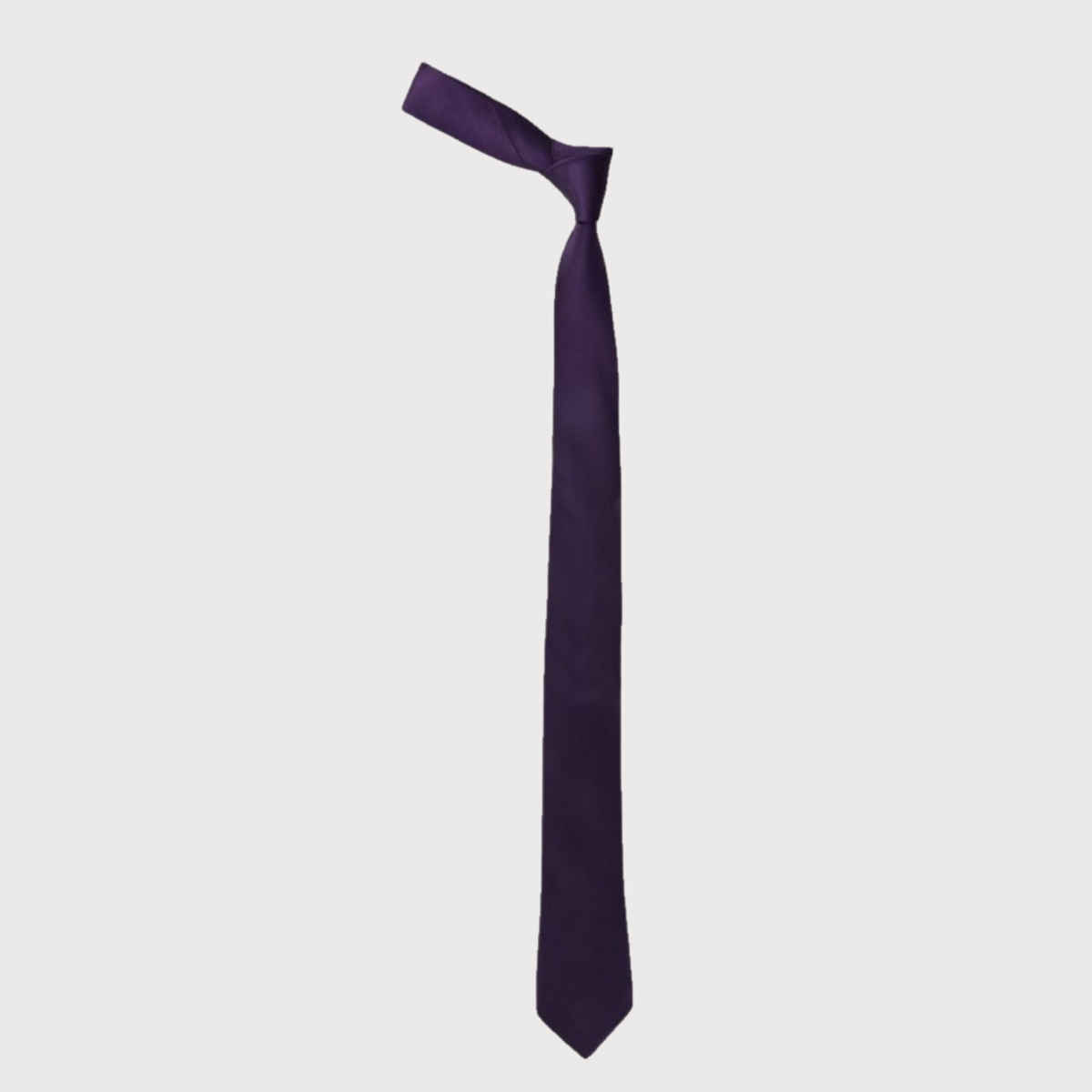Calvadoss Men's Solid Tie | CALT2144 | Purple