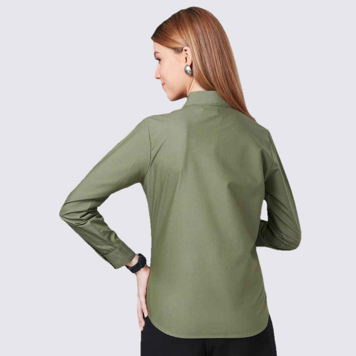 Style Quotient Women Smart Formal Shirt-M