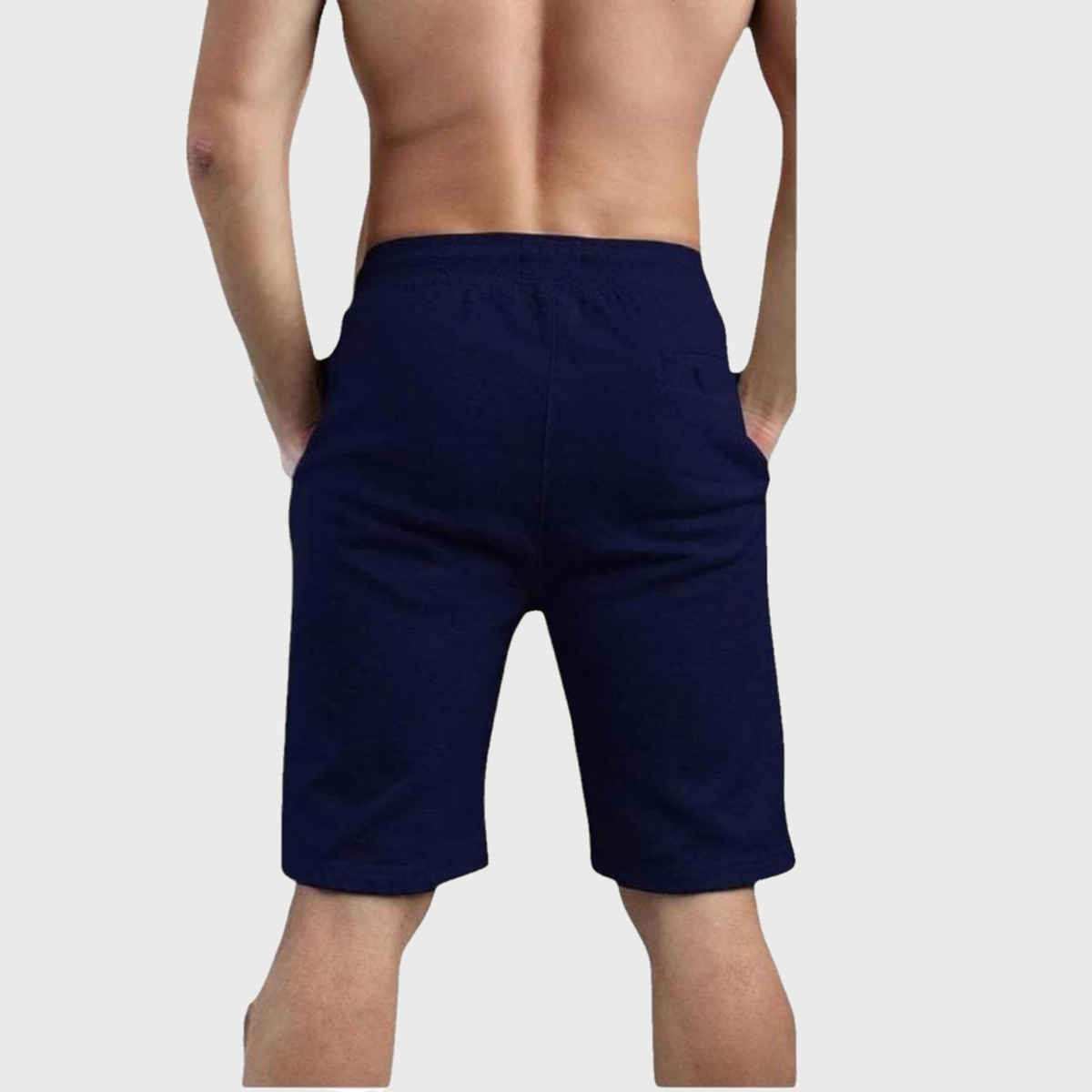 Gcyx Men s Shorts Aop Printed | Cotton Poly Mix Blend for Comfortable Wear | Shorts Navy Aop | XXL