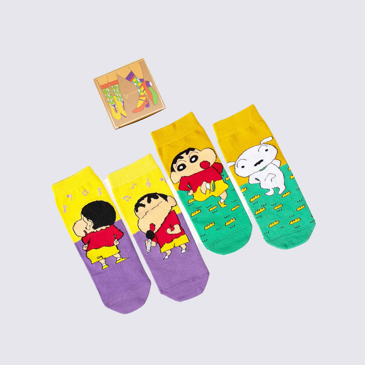 Thela Gaadi Unisex 78% Cotton, 17% Spandex, and 5% Elastic Ankle Socks | Assorted - Free Size