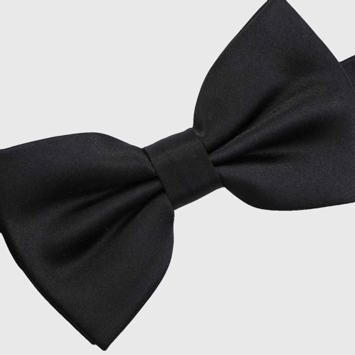 Calvadoss Men's Solid Bow Tie | BOW 2159 | Black