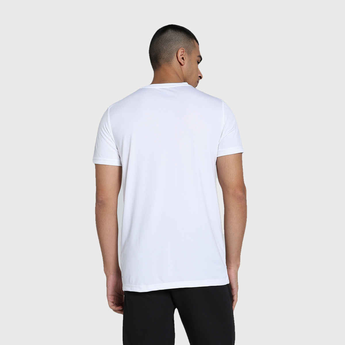 Puma Men's T-Shirt Active Small Logo - White | XL