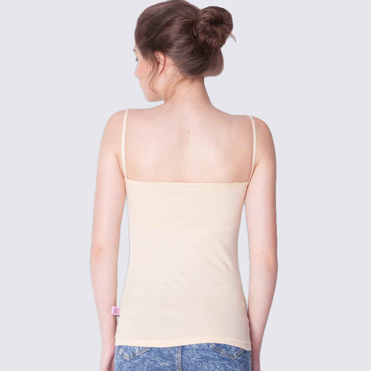 Dollar Missy Women's Combed Cotton Camisole | Pack Of 2 | Skin | M