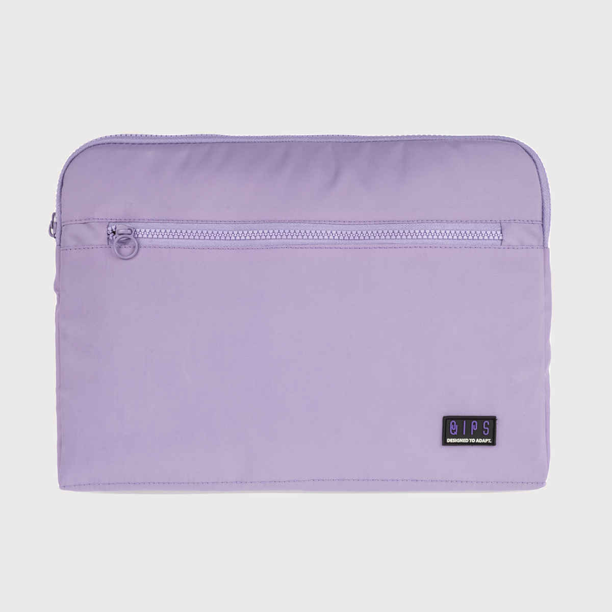 QIPS Unisex Solid Polyester 13 L Laptop Sleeve | Lavender