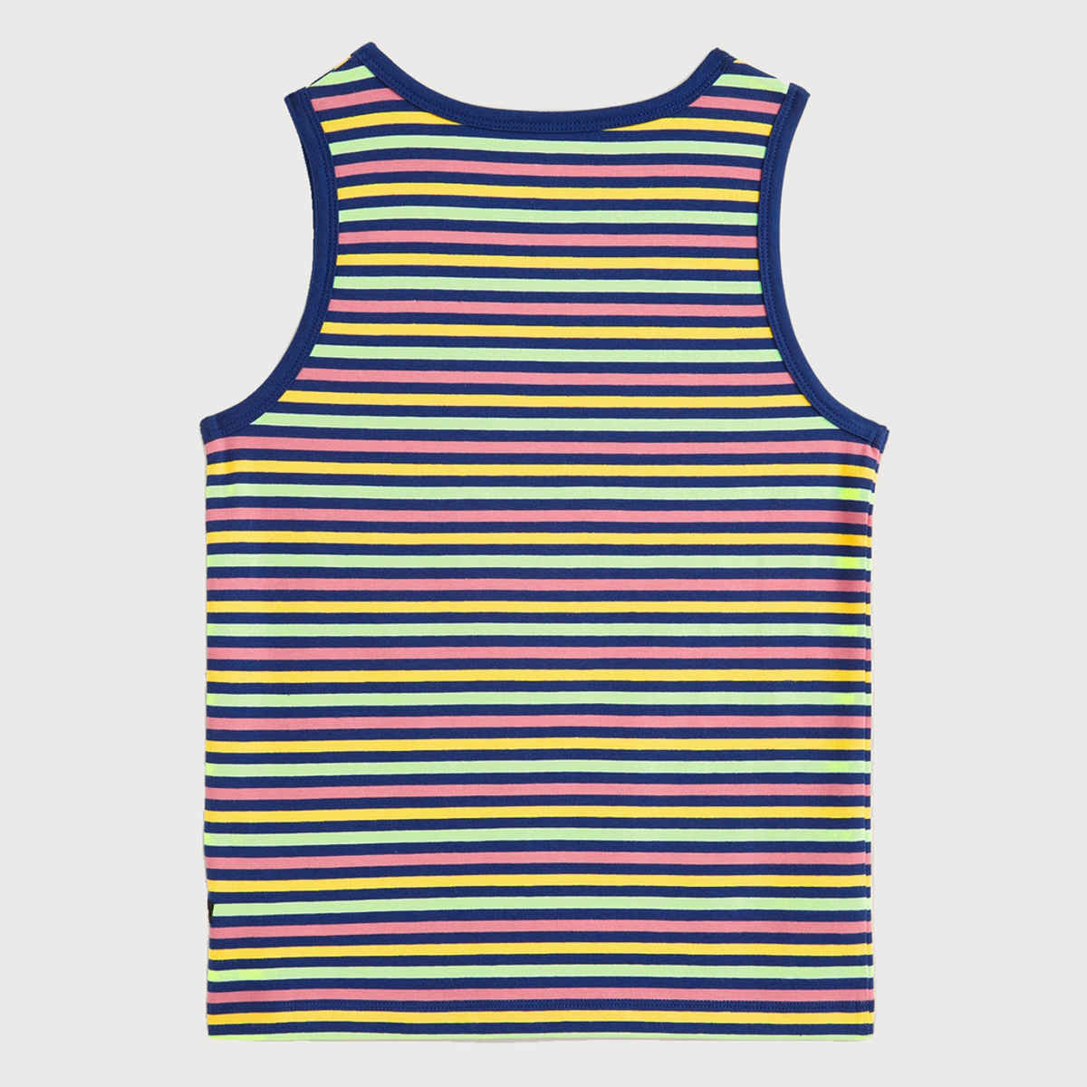 XY Life Kids Outer Vest for Boys, Antimicrobial Finish - Multi Stripes | 11-12Y | Pack Of 2