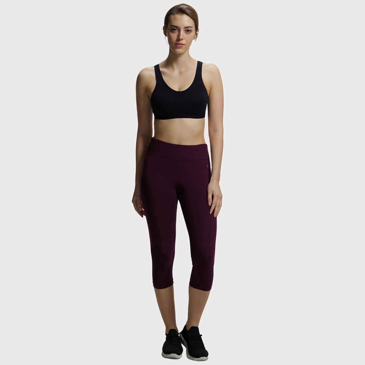 Jockey 1376 Women's Wirefree Non Padded Super Combed Cotton Active Bra Wider Straps | Black | XL