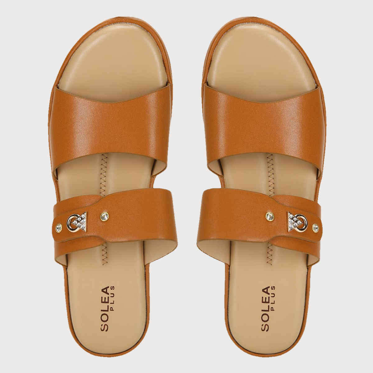 Paragon Women Stylish Lightweight Comfortable Flats Tan - 5