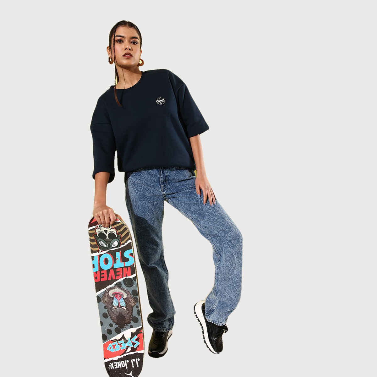 Difference Of Opinion Women's Sweatshirt | Dowswt031 | Navy - L